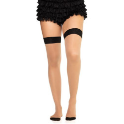 LEG AVENUE - 1963 SPANDEX-STRÜMPFE MIT NÄHTEN IM HINTERTEIL, SCHWARZ - EINHEITSGRÖSSE – Produktansicht 5