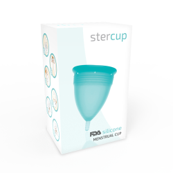 STERCUP - FDA SILIKON-MENSTRUALCUP AQUAMARIN - GRÖSSE S – Produktansicht 5