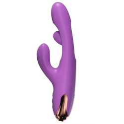 SHE.E.O - HASEN-G-PUNKT-VIBRATOR MIT DIGITALER BEWEGUNG, LILA – Produktansicht 4