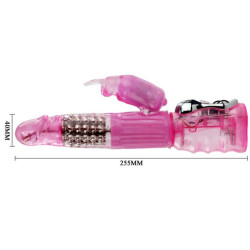 BAILE - VIBRATOR MIT ROTATION UND RABBIT MULTIVE SPEED UND MULTIROTATION – Produktansicht 5