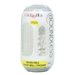 CALEXOTICS - BOUNDLESS REVERSIBLE SQUISHY BALL STROKE GELB – Produktansicht 2