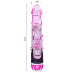 BAILE - MULTI GESCHWINDIGKEIT VIBRATOREN MIT FLIEDER KANINCHEN – Produktansicht 4