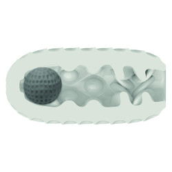 CALEXOTICS - BOUNDLESS REVERSIBLE SQUISHY BALL STROKE GELB – Produktansicht 10