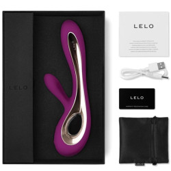LELO - SORAYA 2 RABBIT DEEP ROSE VIBRATOR – Produktansicht 2