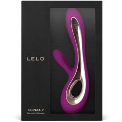 LELO - SORAYA 2 RABBIT DEEP ROSE VIBRATOR – Produktansicht 3