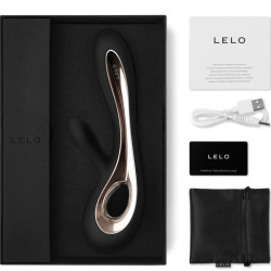 LELO - SORAYA 2 SCHWARZER KANINCHENVIBRATOR – Produktansicht 2