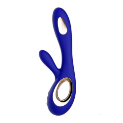 LELO - SORAYA WAVE VIBRATOR RABBIT MITTERNACHTBLAU – Produktansicht 2