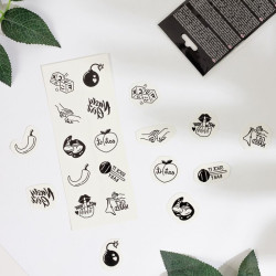 SECRET PLAY - SET MIT 10 TEMPORREN TATTOOS AUS DER SPICY COLLECTION – Produktansicht 3