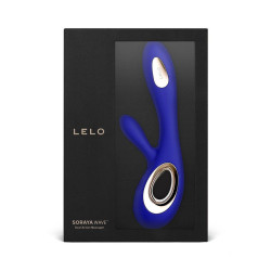 LELO - SORAYA WAVE VIBRATOR RABBIT MITTERNACHTBLAU – Produktansicht 4