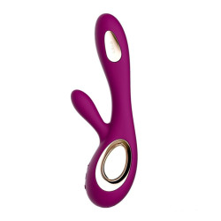 LELO - SORAYA WAVE VIBRATOR RABBIT DEEP ROSE – Produktansicht 2