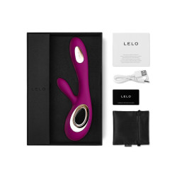 LELO - SORAYA WAVE VIBRATOR RABBIT DEEP ROSE – Produktansicht 3