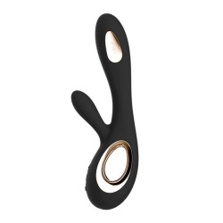 LELO - SORAYA WAVE VIBRATOR KANINCHEN SCHWARZ – Produktansicht 2