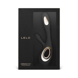 LELO - SORAYA WAVE VIBRATOR KANINCHEN SCHWARZ – Produktansicht 3