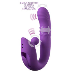 FANTASY FOR HER - HARMONI PRO PURPLE G-SPOT & CLITORAL RABBIT VIBRATOR – Produktansicht 2