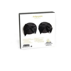 BIJOUX - BURLESQUE GLNZENDE NIPPELABDECKUNGEN MIT SCHLEIFE – Produktansicht 4