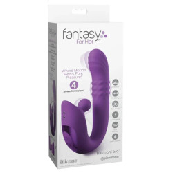 FANTASY FOR HER - HARMONI PRO PURPLE G-SPOT & CLITORAL RABBIT VIBRATOR – Produktansicht 8