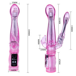 BAILE - FLEXIBLER VIBRATOR MIT ANALSTIMULATOR – Produktansicht 4