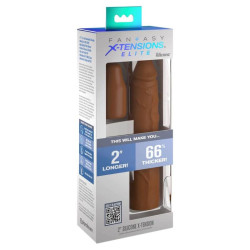 FANTASY X- TENSIONS - PIPEDREAMS HÜLSE 20,32 CM + 5,00 CM ZOLL STECKER KARAMELL – Produktansicht 3