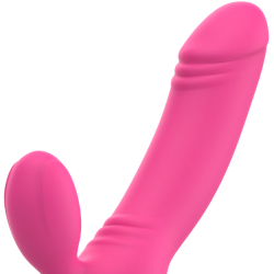 OHMAMA - BIX DOPPELSTIMULATIONSVIBRATOR XMAS EDITION ROSA – Produktansicht 3