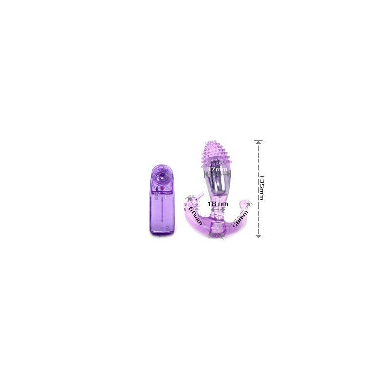 BAILE - FLIEDERFARBENER VAGINAL UND ANALSTIMULATOR MIT VIBRATION