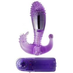 BAILE - FLIEDERFARBENER VAGINAL UND ANALSTIMULATOR MIT VIBRATION – Produktansicht 2