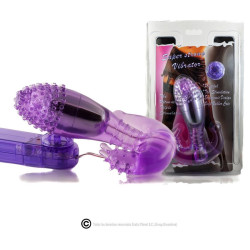 BAILE - FLIEDERFARBENER VAGINAL UND ANALSTIMULATOR MIT VIBRATION – Produktansicht 3