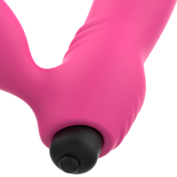 OHMAMA - BIX DOPPELSTIMULATIONSVIBRATOR XMAS EDITION ROSA – Produktansicht 5