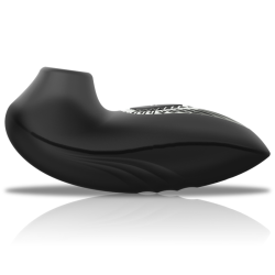 BLACK&SILVER - DRAKE DELUXE SUCKING VIBE WIEDERAUFLADBARES SILIKON SCHWARZ – Produktansicht 4