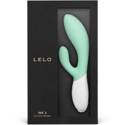 LELO - INA 3 GREEN RABBIT VIBRATOR LUXUS-ALGEN – Produktansicht 5