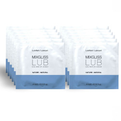 MIXGLISS - NATÜRLICHES SCHMIERMITTEL AUF WASSERBASIS 12 EINZELDOSIS 4 ML
