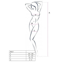 PASSION - WOMAN BS017 BODYSTOCKING SCHWARZ EINE GRÖSSE – Produktansicht 2