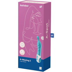 SATISFYER - AMAZING 2 ASPOT VIBRATOR TÜRKIS – Produktansicht 3