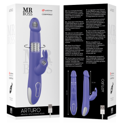 MR BOSS - ARTURO VIBRATOR & ROTATOR + WATCHME-FERNBEDIENUNG – Produktansicht 7