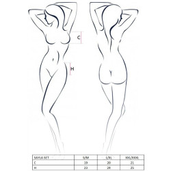 PASSION - WOMAN SAYLA SET SCHWARZ GRÖSSE – Produktansicht 2