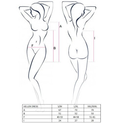 PASSION - WOMAN HELLEN KLEID UND TANGA GRÖSSE – Produktansicht 2