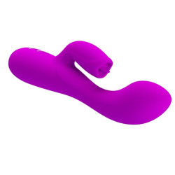 PRETTY LOVE - GLORIA WIEDERAUFLADBARER KANINCHENVIBRATOR, WASSERDICHT, LILA – Produktansicht 4