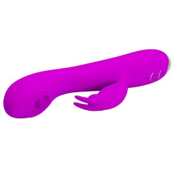 PRETTY LOVE - RACHEL WIEDERAUFLADBARER VIBRATOR MIT LILA SAUGNAPF – Produktansicht 2