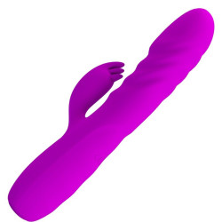 PRETTY LOVE - MELANIE PURPLE WIEDERAUFLADBARER KANINCHENVIBRATOR – Produktansicht 2