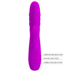 PRETTY LOVE - MELANIE PURPLE WIEDERAUFLADBARER KANINCHENVIBRATOR – Produktansicht 6