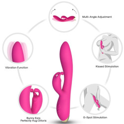 ARMONY - BONNIE VIBRATOR KANINCHEN FUCHSIA – Produktansicht 2
