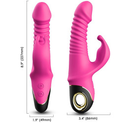ARMONY - ZING DILDO VIBRATOR KANINCHEN FUCHSIA – Produktansicht 3