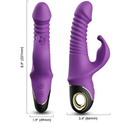ARMONY - ZING DILDO VIBRATOR KANINCHEN LILA – Produktansicht 3