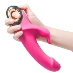 ARMONY - METEROR DILDO VIBRATOR RABBIT ROTATOR FUCHSIA – Produktansicht 4