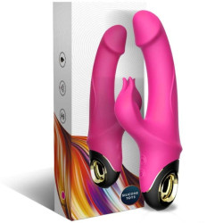 ARMONY - METEROR DILDO VIBRATOR RABBIT ROTATOR FUCHSIA – Produktansicht 5