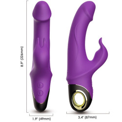 ARMONY - METEROR DILDO VIBRATOR RABBIT LILA