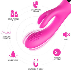 ARMONY - VIBRATOR KANINCHEN FUCHSIA – Produktansicht 3