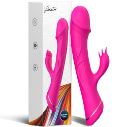 ARMONY - DILDO VIBRATOR KANINCHEN SILIKON FUCHSIA – Produktansicht 6