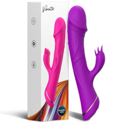 ARMONY - DILDO VIBRATOR KANINCHEN SILIKON LILA – Produktansicht 6