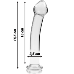 NEBULA SERIES BY IBIZA - MODELL 11 DILDO BOROSILIKATGLAS – Produktansicht 3