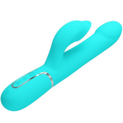 PRETTY LOVE - RABBIT VIBRATOR PEARLS AQUA GREEN – Produktansicht 3